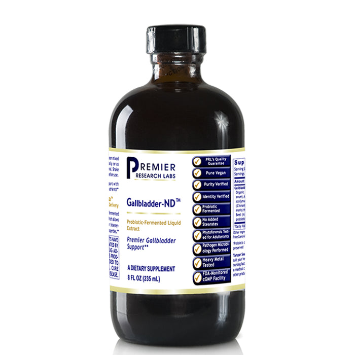 Gallbladder-ND™  Dietary Supplement Probiotic-Fermented Liquid Extract Premier Gallbladder Support