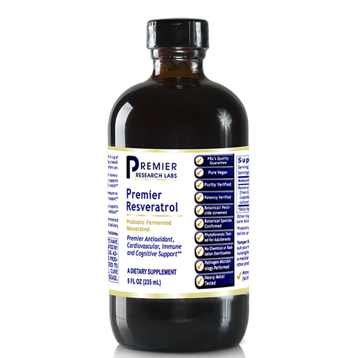 Resveratrol ™, Premier  Dietary Supplement Probiotic-Fermented Formula Premier Antioxidant, Cardiovascular, and Immune Support