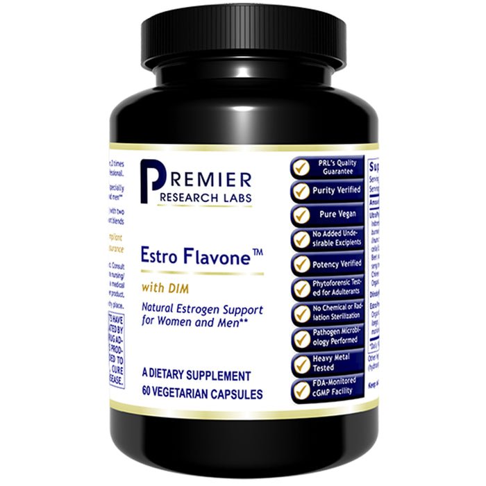 Estro Flavone™  Dietary Supplement  Natural Estrogen Support Formula with DIM Advanced Hormone Support for Women and Men