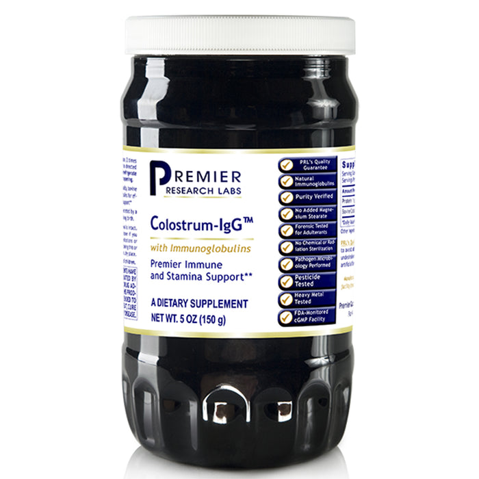 Colostrum-IgG™ Powder  Dietary Supplement Colostrum Powder with Immunoglobulins Premier Immune and Stamina Support