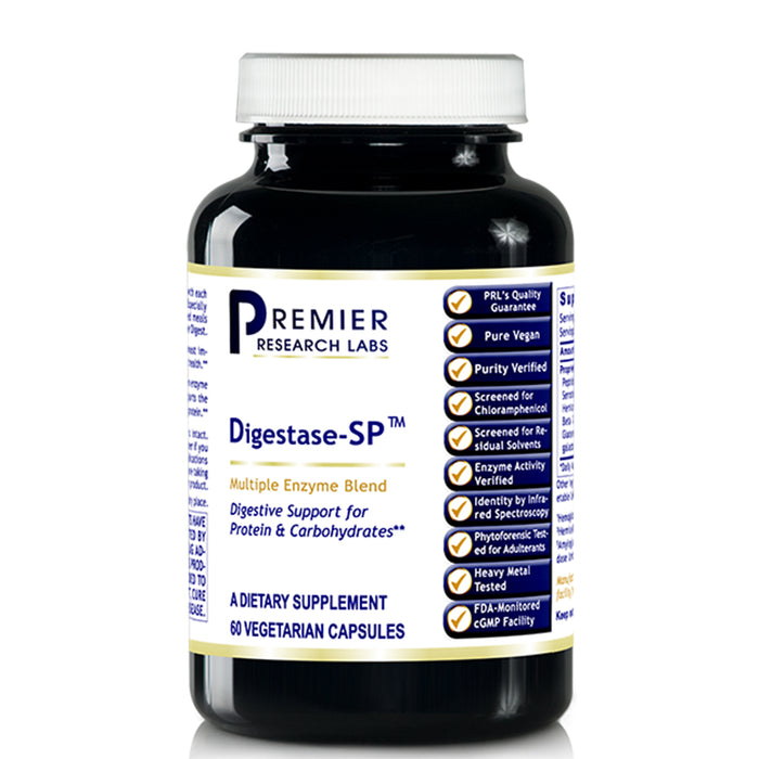 Digestase-SP™  Dietary Supplement Multi-Enzyme Formula  Digestive Support for Protein and Carbohydrates